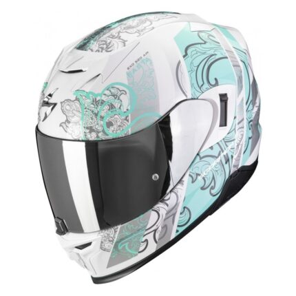 Integral Casco Scorpion Exo-520 EVO FASTA Blanco/Azul