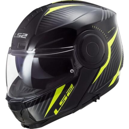 Modular Casco LS2 FF902 Scope II Skid Negro/Amarillo