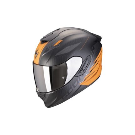 Integral Casco Scorpion EXO-1400 Evo 2 Air Luma Negro Mate-Naranja